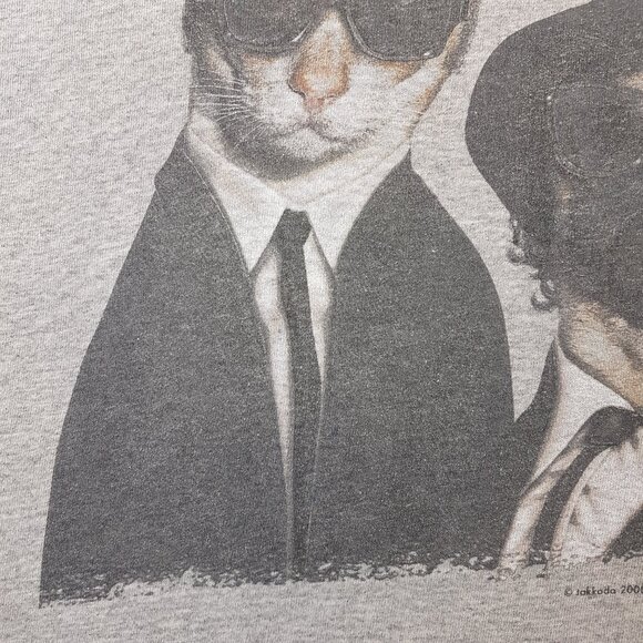 Vintage TAKKODA PETS ROCK Tee Shirt Extra Large US XL Blues Brothers Cat Dog - Picture 7 of 12